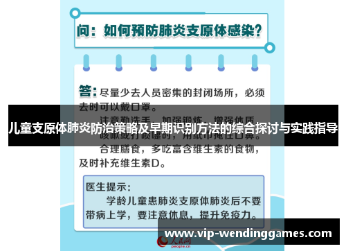 儿童支原体肺炎防治策略及早期识别方法的综合探讨与实践指导
